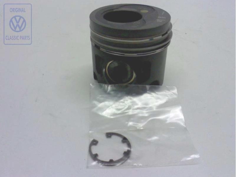 Original VW Piston Complete Blue - 028107065M 001