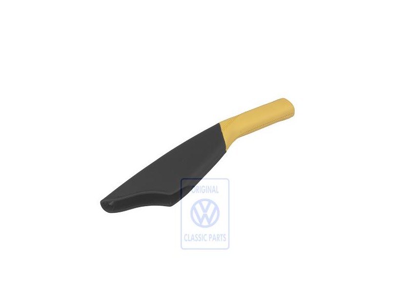 Original VW Hand Brake Lever Handle With Boot Leather - 1H0711461L EAM