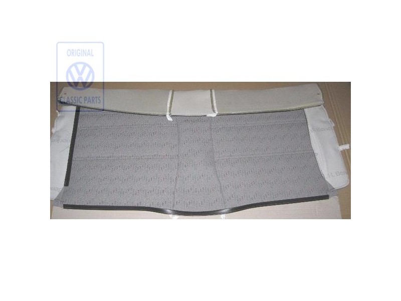 Original VW Backrest Cover (Fabric) Beaver - 1H0885805A BJU