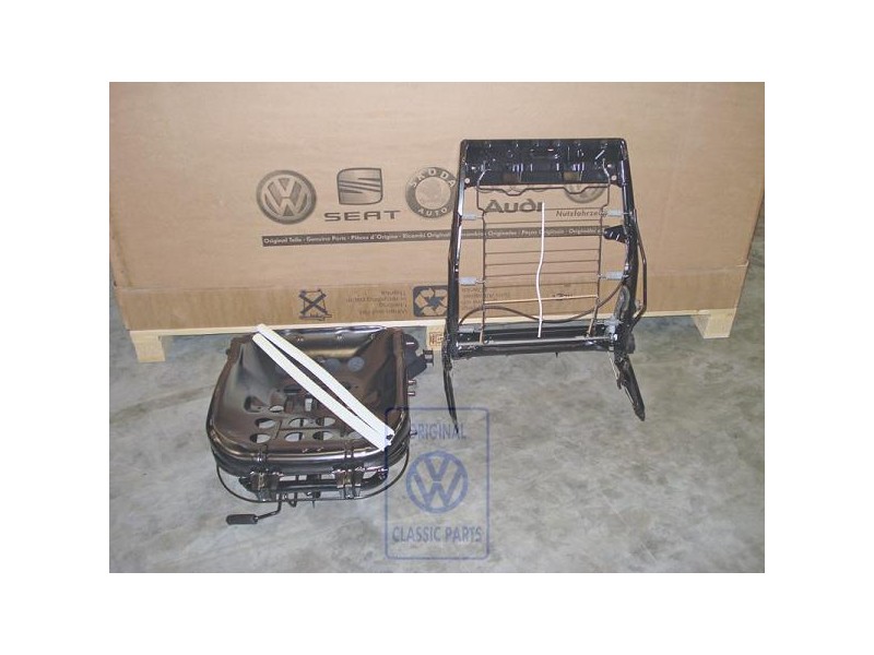 Original VW Seat, Complete With Backrest Satin Black - 1H0898023C B41