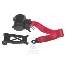 Original VW Three-Point Safety Belt Flash Red - 1H4857805A 1NQ