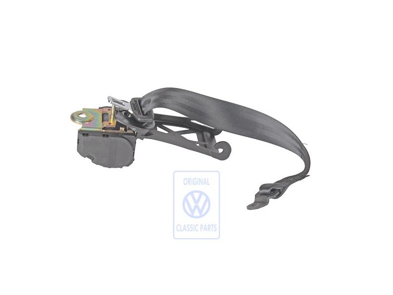 Original VW Three-Point Safety Belt Satin Black - 1H4857805A B41