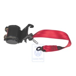 Original VW Three-Point Safety Belt Flash Red - 1H4857806A 1NQ