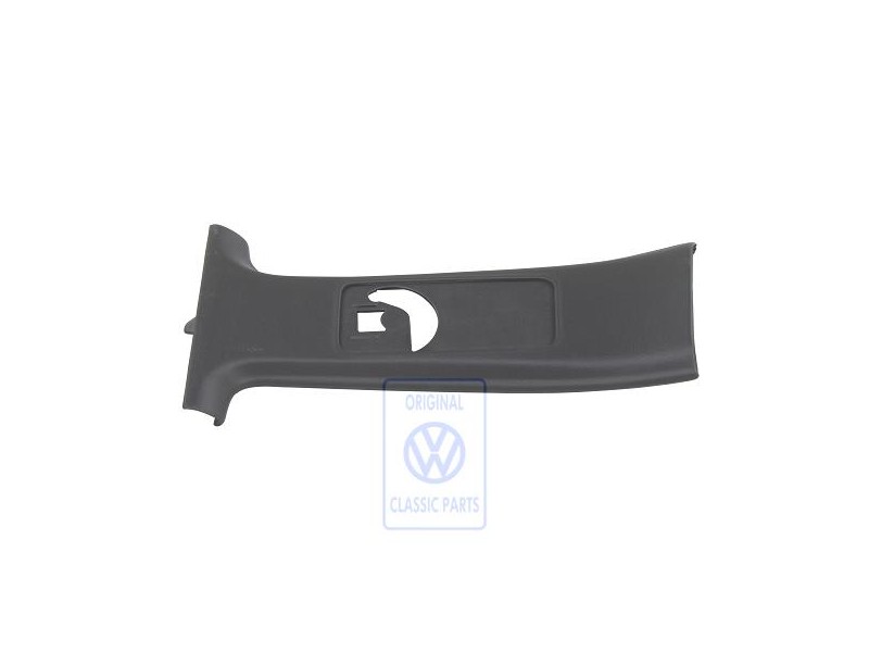 Original VW B-Pillar Trim Soft Black - 1H4867243B C82