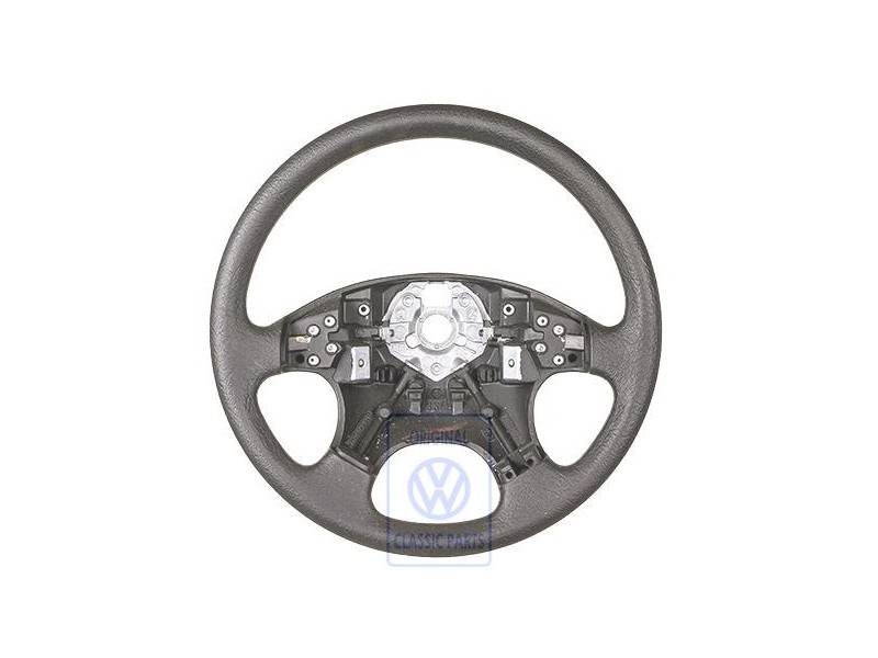 Original VW Steering Wheel Satin Black - 1H0419655G 01C
