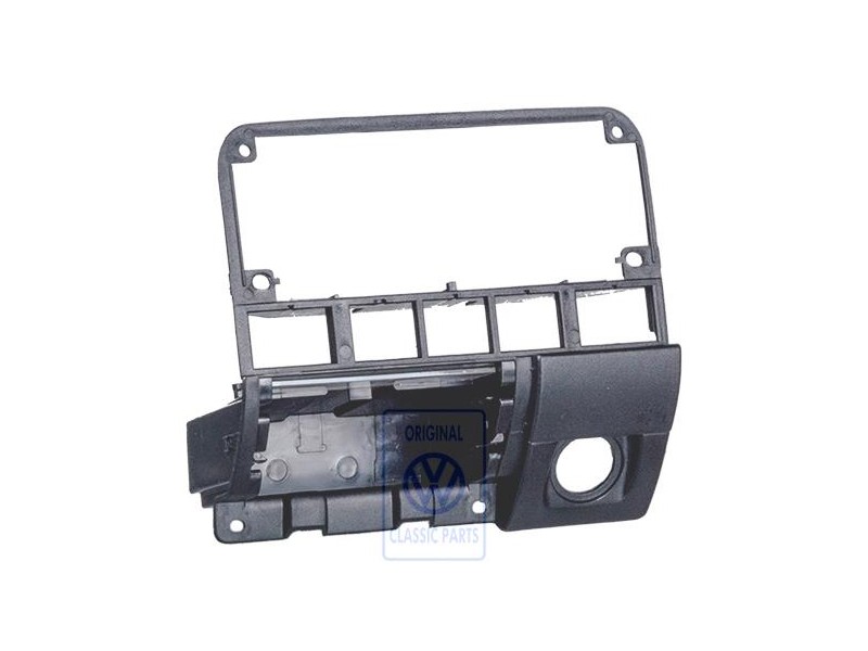 Original VW Switch Bracket With Housing For Ashtray Satin Black - 1H1857305D 01C