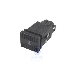 Original VW Switch For Heated Rear Window Satin Black - 1H0959621B 01C