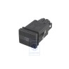 Original VW Switch For Heated Rear Window Satin Black - 1H0959621B 01C