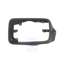 Original VW Bezel For Exterior Mirror Satin Black - 1H0858553B 01C