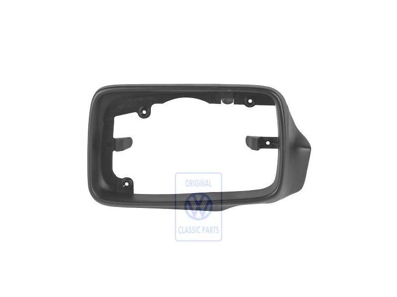 Original VW Bezel For Exterior Mirror Satin Black - 1H0858553B 01C