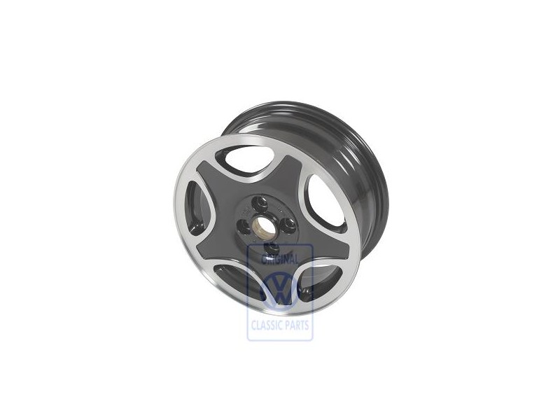Original VW Aluminium Rim Dolomite Grey Metallic - 1H0601025E V7U
