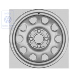 Original VW Steel Rim Chrome Colored - 1H0601025P 091