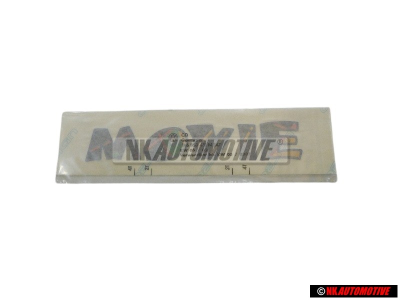 Original VW Film Lettering Black/Multicolor - 1H6853431M Z47
