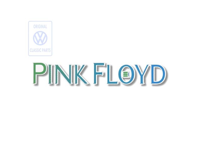 Original VW Film Lettering Silver Grey/Green - 1H6853432A 1ZE