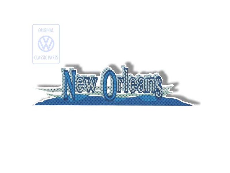 Original VW Film Lettering Green/Blue/Red - 1H6853750A K04