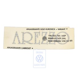 Original VW Film Lettering Green/Blue/Red - 1H6853750J 6GP