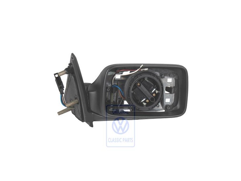 Original VW Exterior Mirror Housing Satin Black - 1H2857508A 01C