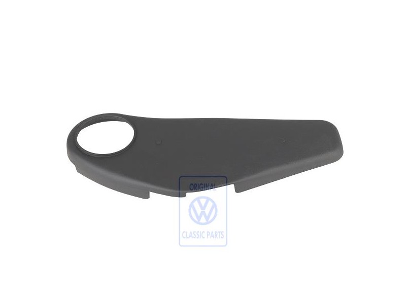 Original VW Trim With Hole Soft Black - 1H0881478A C82