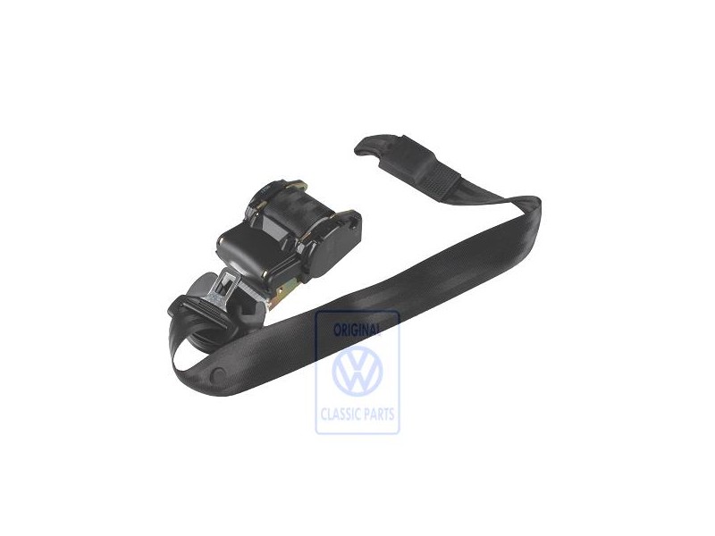 Original VW Three-Point Seat Belt With Travel Limiter - 1H3857705E B41