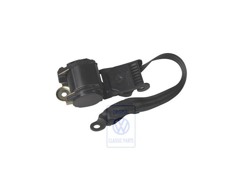 Original VW Three-Point Safety Belt Satin Black - 1H3857806A B41