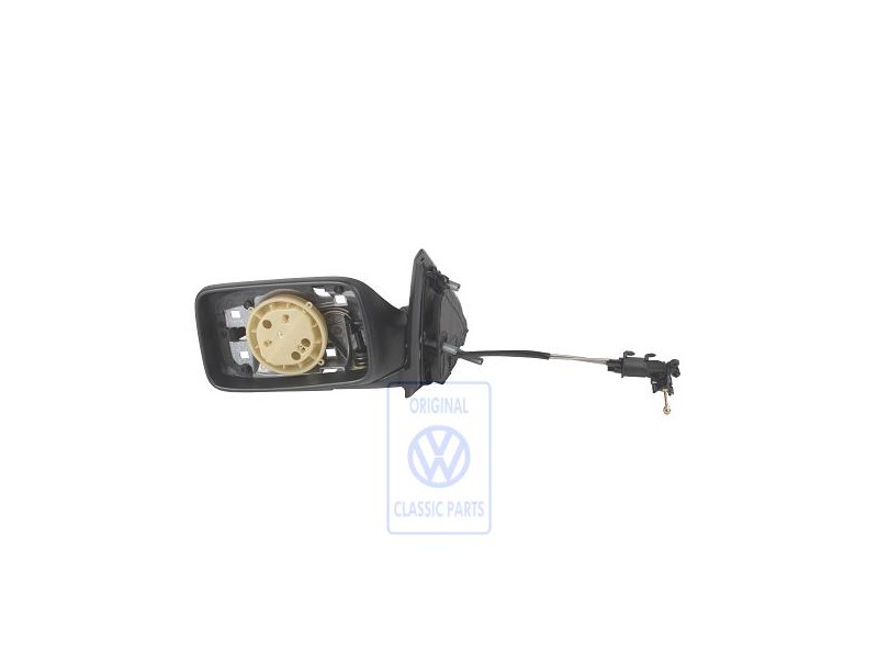Original VW Exterior Mirror Housing Satin Black - 1H1857507 01C