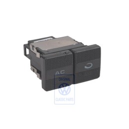 Original VW Switch For Air Conditioner Satin Black - 1H0959543 01C