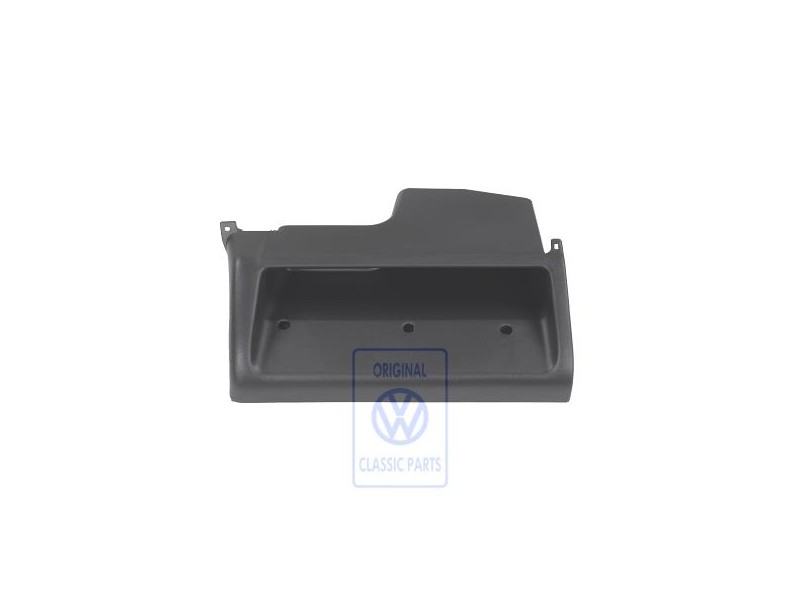 Original VW Stowage Compartment Satin Black - 1H1857924 B41