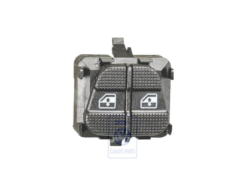 Original VW Switch For Electric Window Regulator Satin Black - 1H0959855 01C