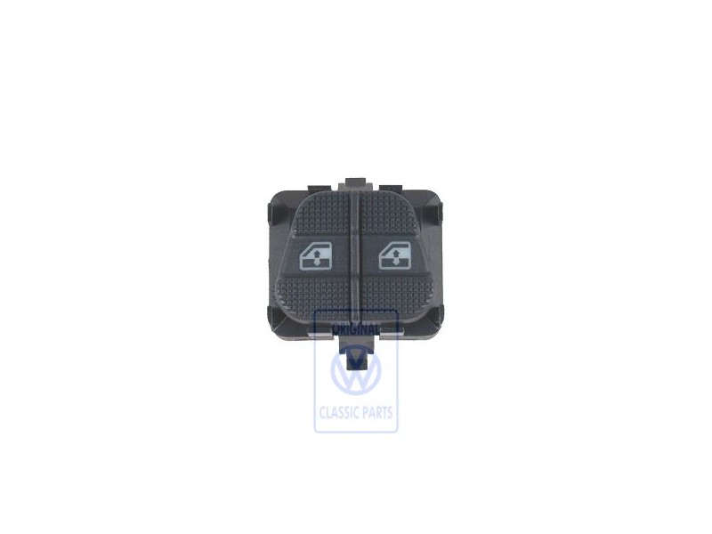 Original VW Switch For Electric Window Regulator Mauritius Blue - 1H0959855 H21