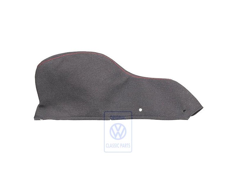 Original VW Seat Covering (Fabric) Black/Red - 1H0881401 EQL