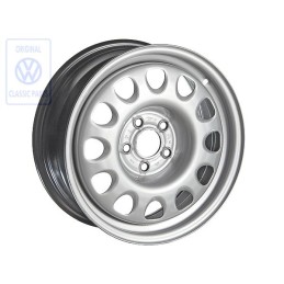 Original VW Steel Rim Chrome Colored - 3A0601027 091