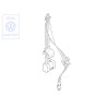 Original VW Three-Point Safety Belt - 171857705AQ