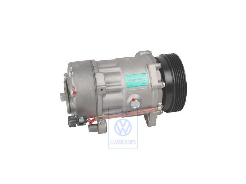 Original VW A/C Compressor With Electro-Magnetic Coupling - 1H0820803DX