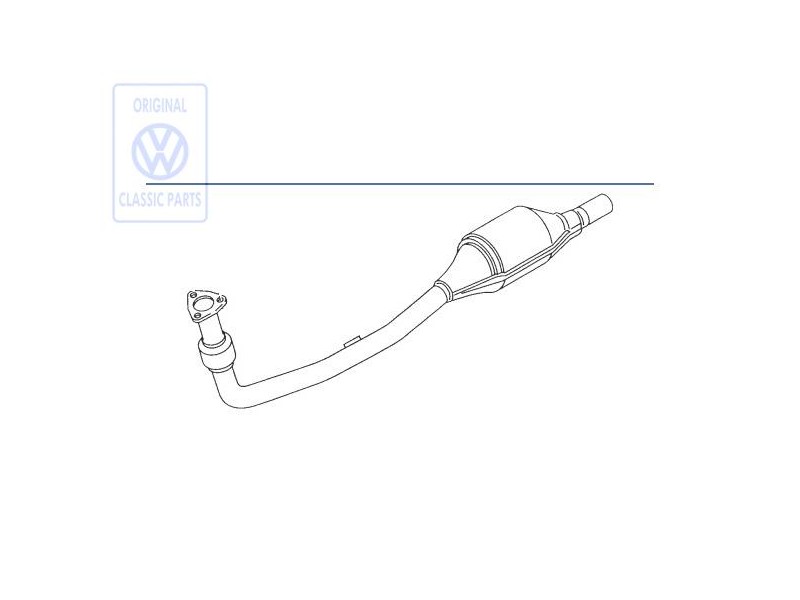 Original VW Catalytic Converter - 6N0131701HX