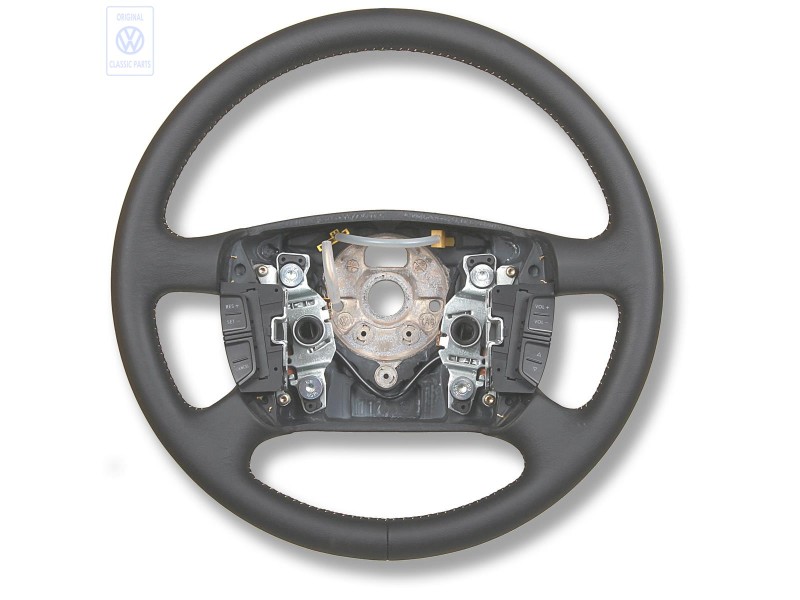 Original VW Multifunction Steering Wheel Black/Yellow - 1J0419091CHHUW