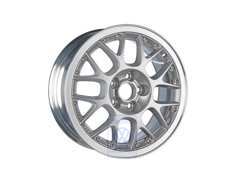 Original VW Aluminium Rim Bright Chrome - 1J0601025AGZ31
