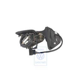 Original VW Exterior Mirror Housing Satin Black - 1J1857508AK01C