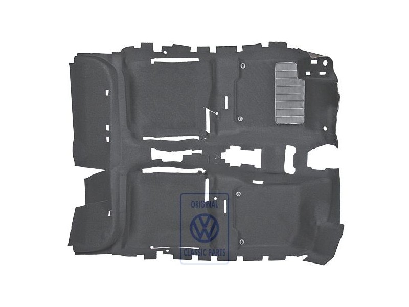 Original VW Flooring Black - 1J1863367AE07N