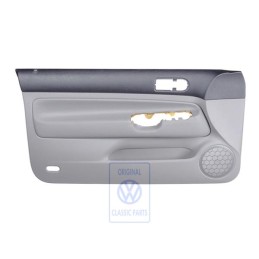 Original VW Door Panel Trim Cloth Black/Flannel Grey - 1J3867011BQHRQ