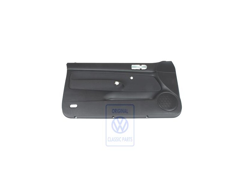 Original VW Door Panel Trim (Cloth) Black/Black - 1J3867011BSRAN