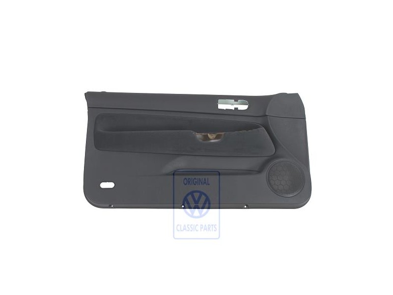 Original VW Door Panel Trim Cloth Black - 1J3867011CBPDG