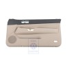 Original VW Door Panel Trim (Leather) Black/Light Beige - 1J3867012ERLKY