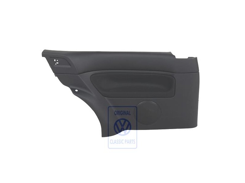 Original VW Side Trim (Fabric) Black/Black - 1J3867043CFHRP