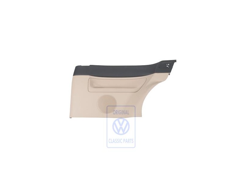 Original VW Side Trim (Fabric) Black/Light Beige - 1J3867044CFREL