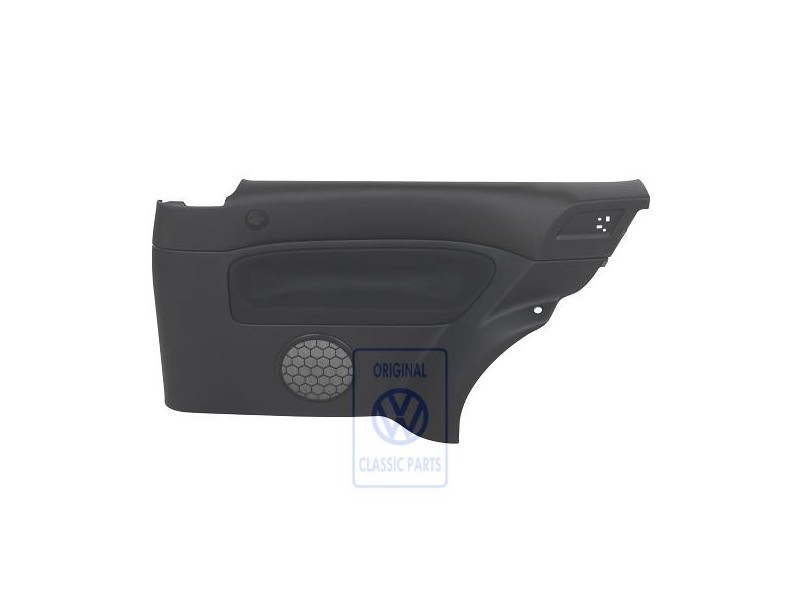 Original VW Side Trim (Fabric) Black/Black - 1J3867044CGHRP