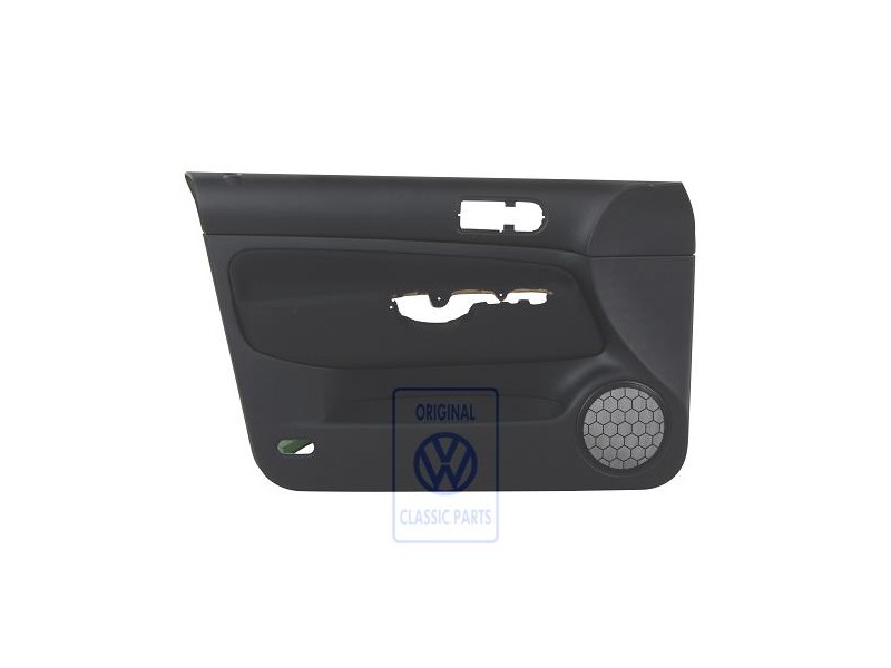 Original VW Door Panel Trim (Cloth) Black/Black - 1J4867011CKJGJ
