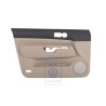 Original VW Door Panel Trim (Cloth) Black/Light Beige - 1J4867011CKREL