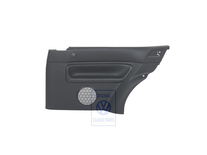 Original VW Door Panel Trim (Cloth) Black/Jazz Blue - 1J4867011CNLZG