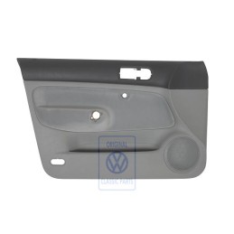 Original VW Door Panel Trim (Cloth) Black/Flannel Grey - 1J4867011DBPDH