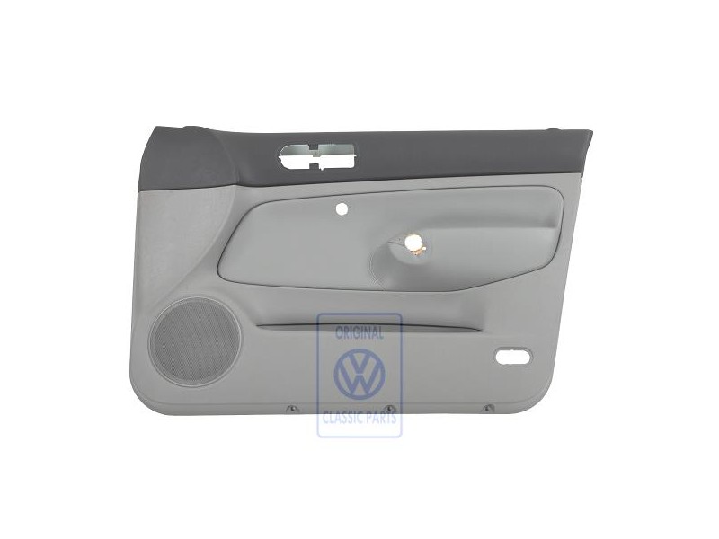 Original VW Door Panel Trim (Leather) Flannel Grey - 1J4867012FFLKX